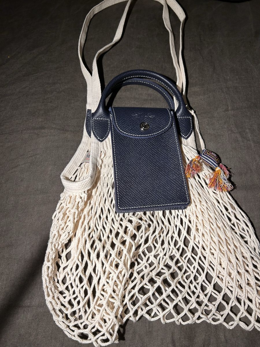 Longchamp Borse da donna: Longchamp Filet Bag with Leather Handle. New Condition. – Nuovo (secondo la descrizione) da Territet venduto da gue_s7rn