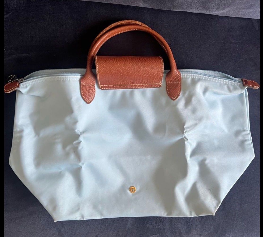 Longchamp Borse: Longchamp Le Pliage Gr. M, Hellblau – Usato da Kloten venduto da wan_5gvc 2
