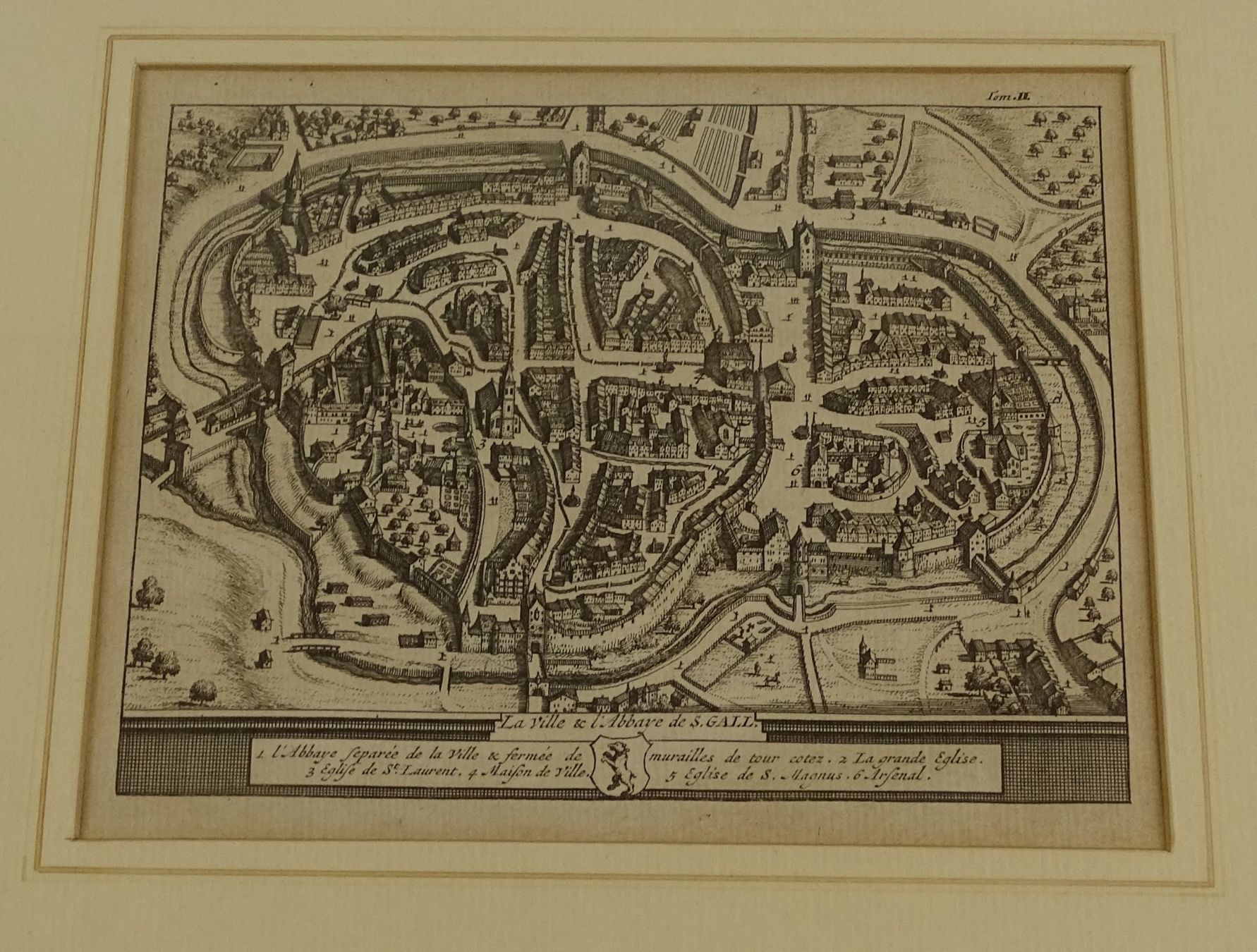 Incisioni: ST. GALLEN, KUPFERSTICH 1778 – Usato da Grüningen venduto da Kartensammler 1
