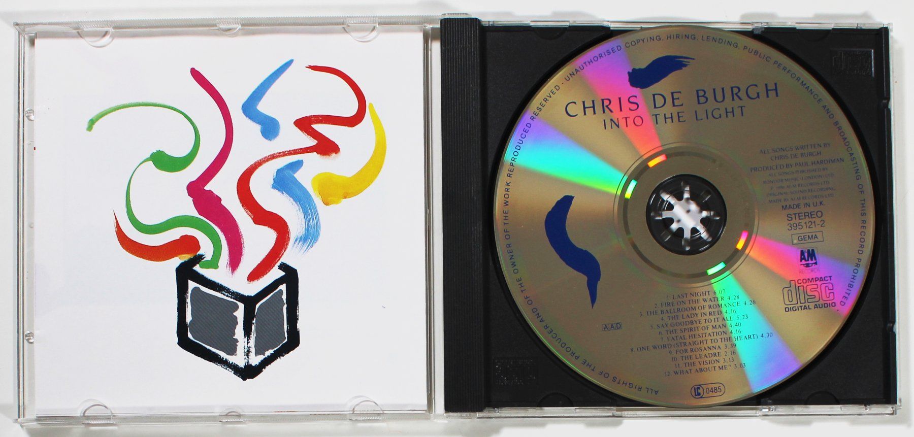 CDs: CD - CHRIS DE BURGH - INTO THE LIGHT 1. Auflage 1986 – Gebraucht aus Brüttisellen von Collector-Corner 1
