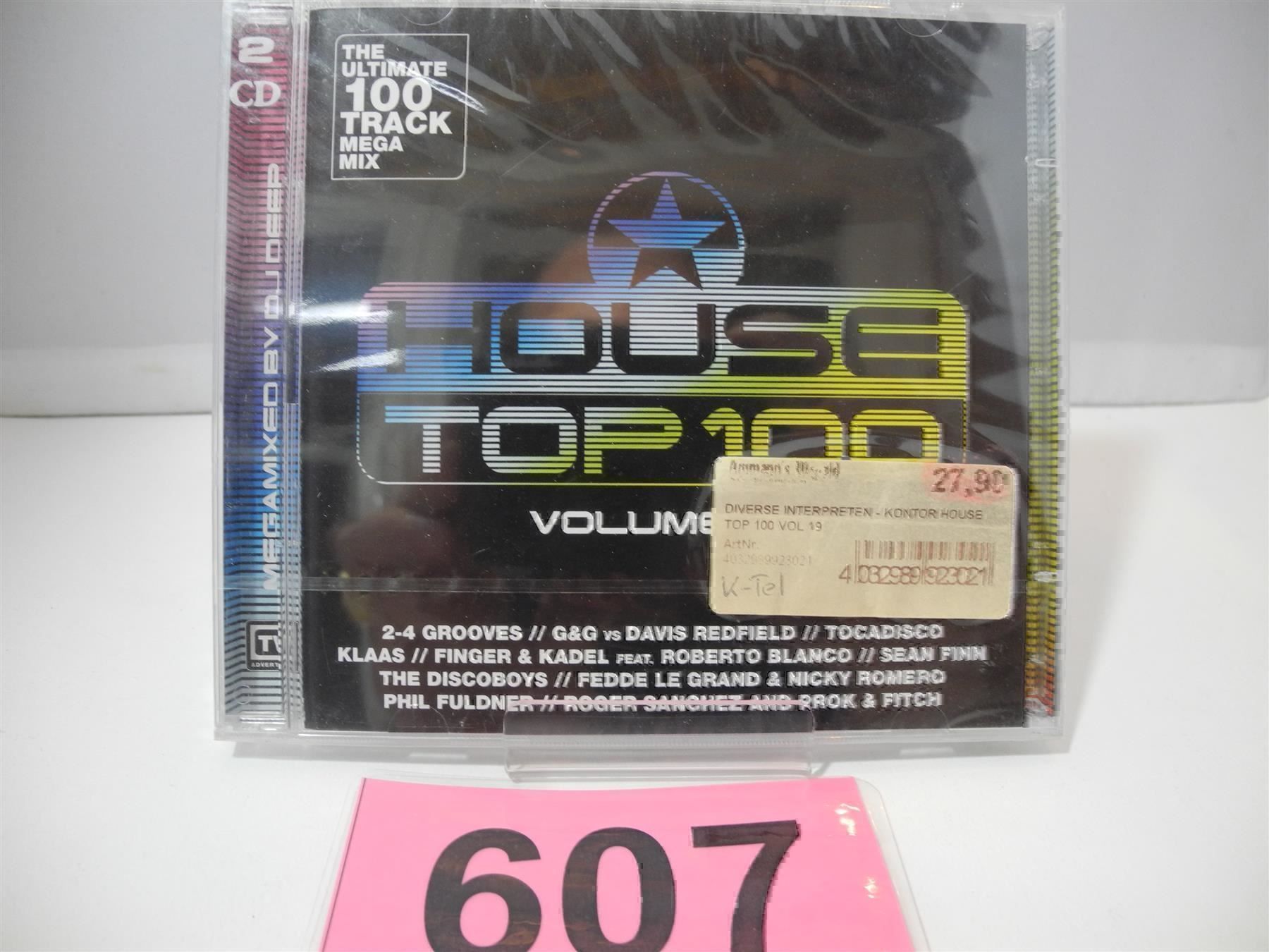 CD: CD House Top 100 Volume 19, Nr. 607 – Nuovo e nell'imballaggio originale da Kottwil venduto da Crazyrolf