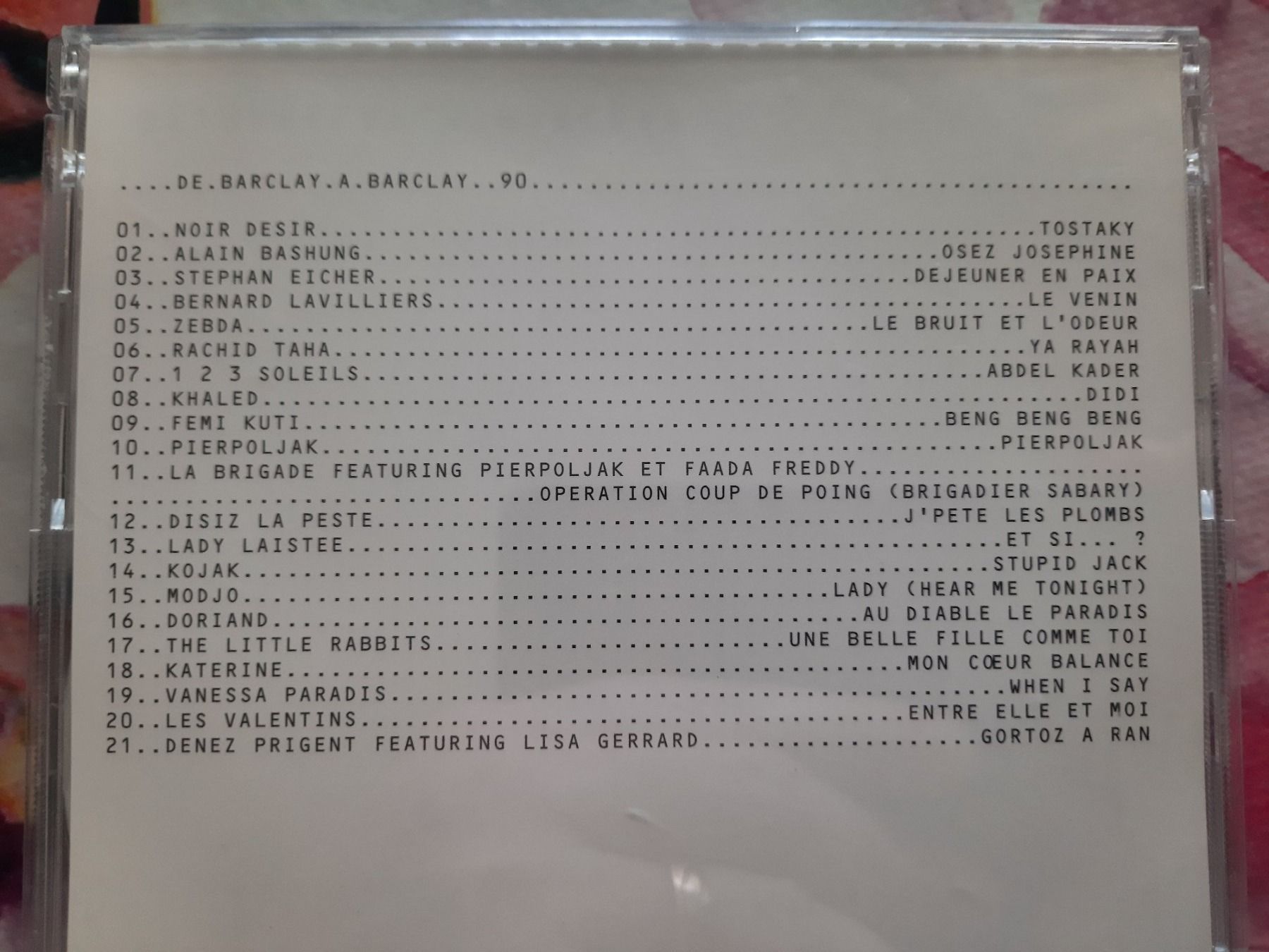 CD: CD De Barclay à Barclay 90 (2001) – Usato da Pully venduto da bro_n52j 5