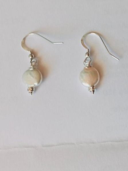 Orecchini pendenti & Orecchini a lobo: Süsswasser Perle Mit Swarovski Ring, Eigenfertigung – Nuovo e nell'imballaggio originale da Winistorf venduto da acreativ2 1