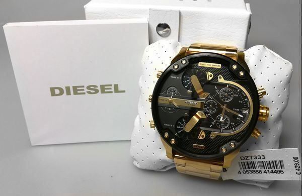 Neue DIESEL MR. DADDY 2.0 DZ7333 extragosse Herrenuhr 4