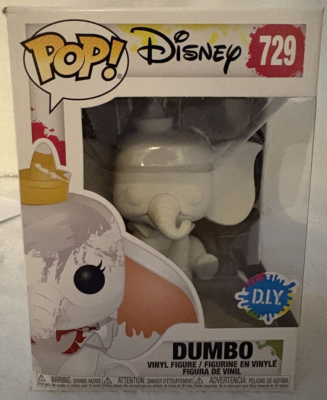 Funko Figuren: Funko Pop Disney - 729 - Dumbo (D.I.Y.) – Neu und originalverpackt aus Meisterschwanden von McSchein