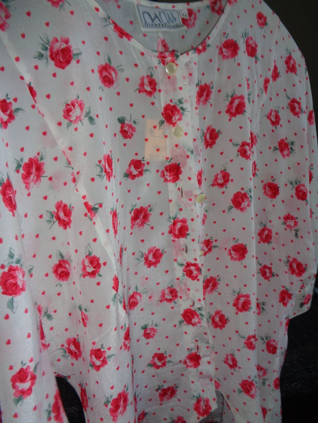 Camicette: Sommerliche Gianfrediani Bluse, kurze Armel, Gr.40, – Nuovo (secondo la descrizione) da Tafers venduto da kor_jf9w 3