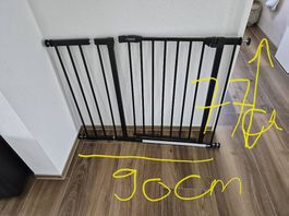 Treppenschutzgitter  schwarz