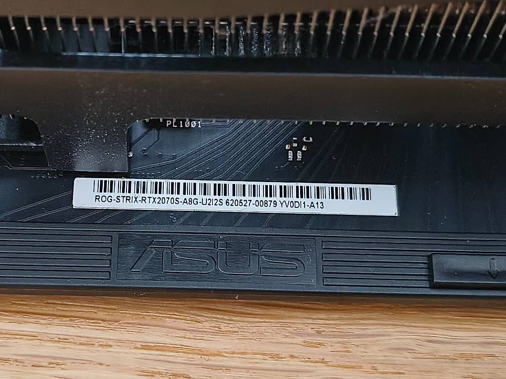 Asus Schede grafiche: ASUS GeForce RTX 2070S ROG Strix A8G Gaming – Usato da Wil SG venduto da and_lz2f 1