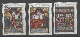 Liechtenstein 1979  Wappenscheiben Nr. 669 - 661 **