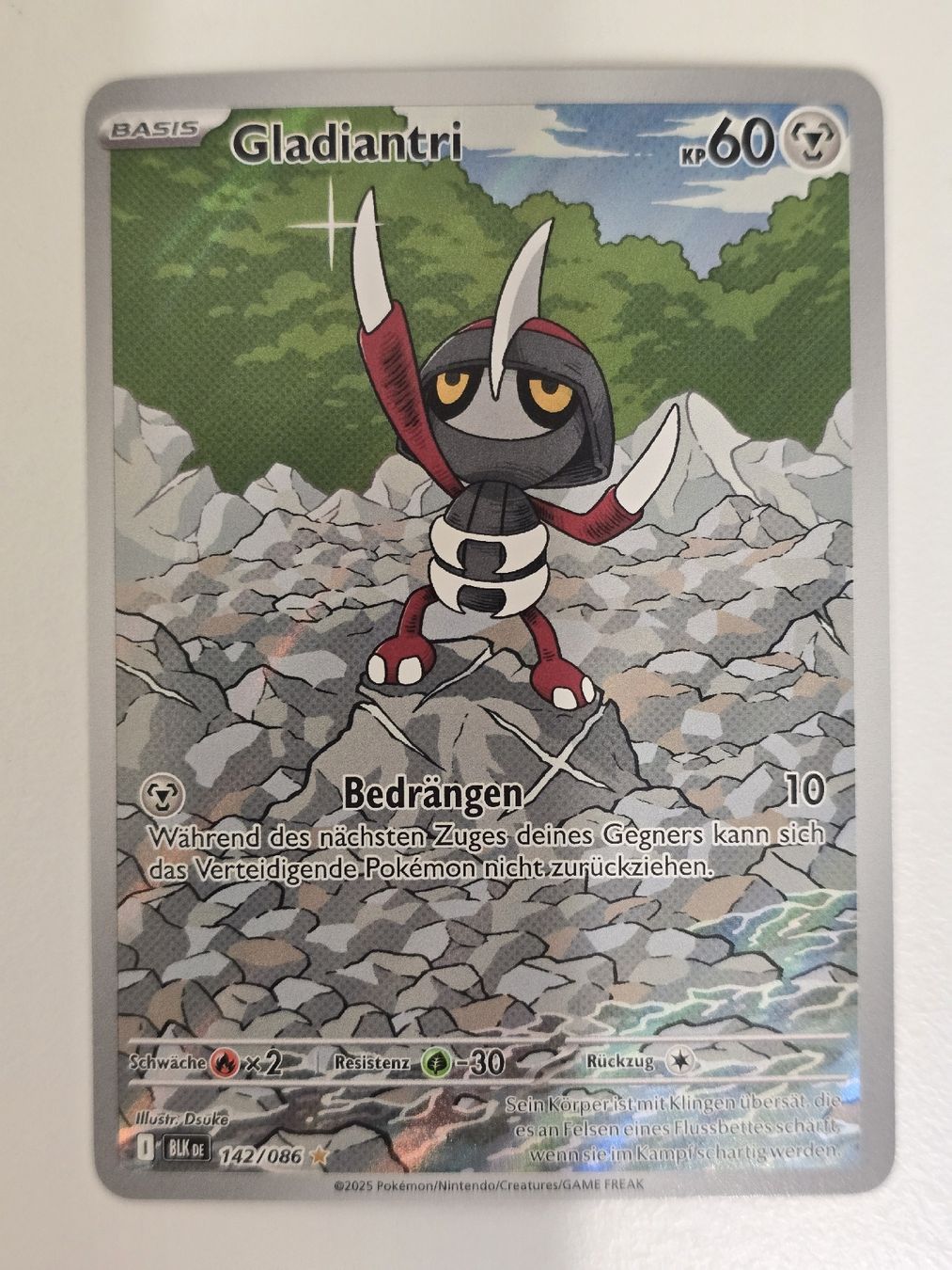 Pokémon Carte collezionabili: Pokemonkarte Gladiantri 142/086 – Nuovo e nell'imballaggio originale da Thun venduto da Miginemo
