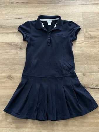 Cyrillus Polo-Kleid marineblau Gr. 138  Sommerkleid 