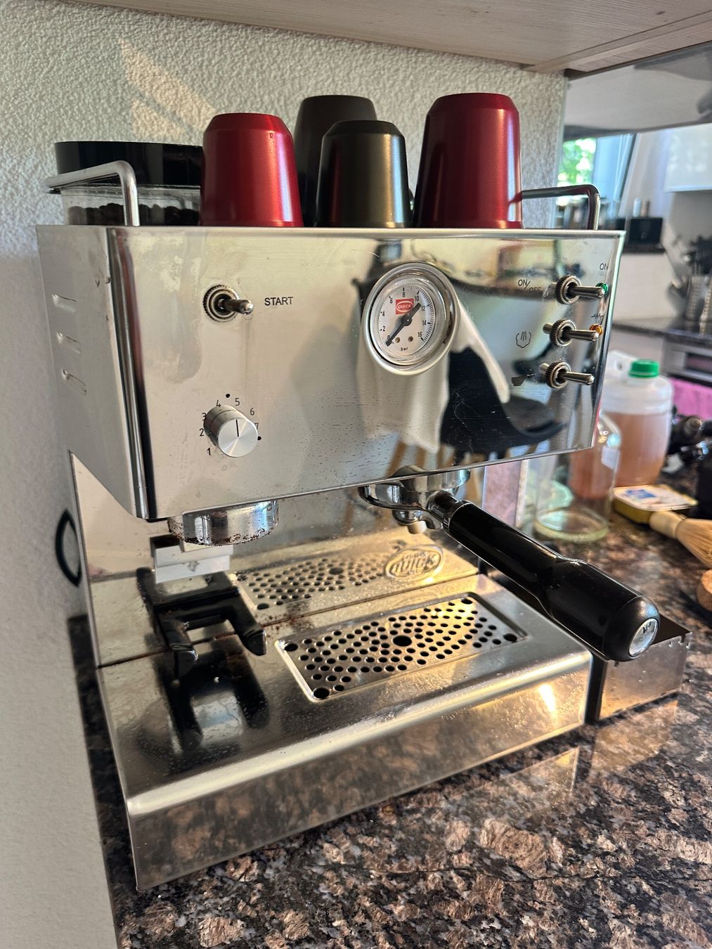 Quick Mill Kaffeemaschinen & Espressomaschinen: Machine à café Quick Mill Pegaso – Gebraucht aus Evilard von nana69