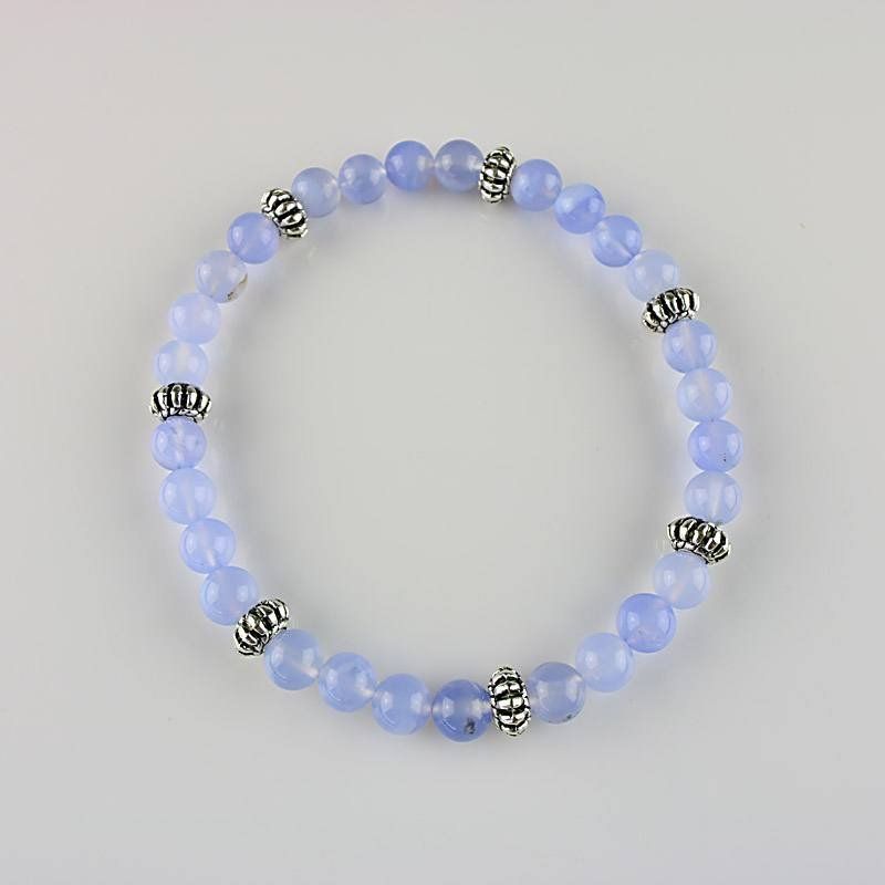 Bracciali & Braccialetti: Edelstein-Armband Chalcedon - Ø 6 – Nuovo e nell'imballaggio originale da Mauren venduto da Yeelen