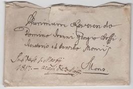 Siegelbrief 1817 Graubünden mit Inhalt - sehr selten  (K