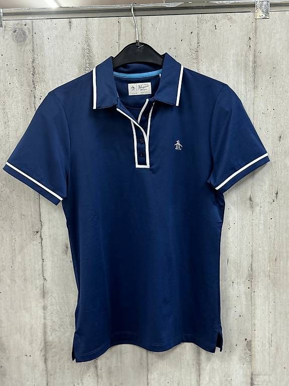 Polo-Shirts: Original Penguin Damen Golf Polo  Black Iris  S – Gebraucht aus Sursee von pilatus.sport
