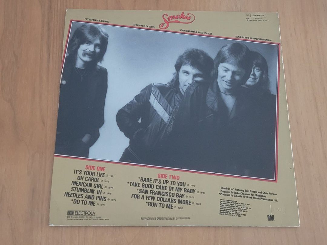 Dischi in vinile: LP Smokie – Usato da Martigny venduto da MZ-67 1
