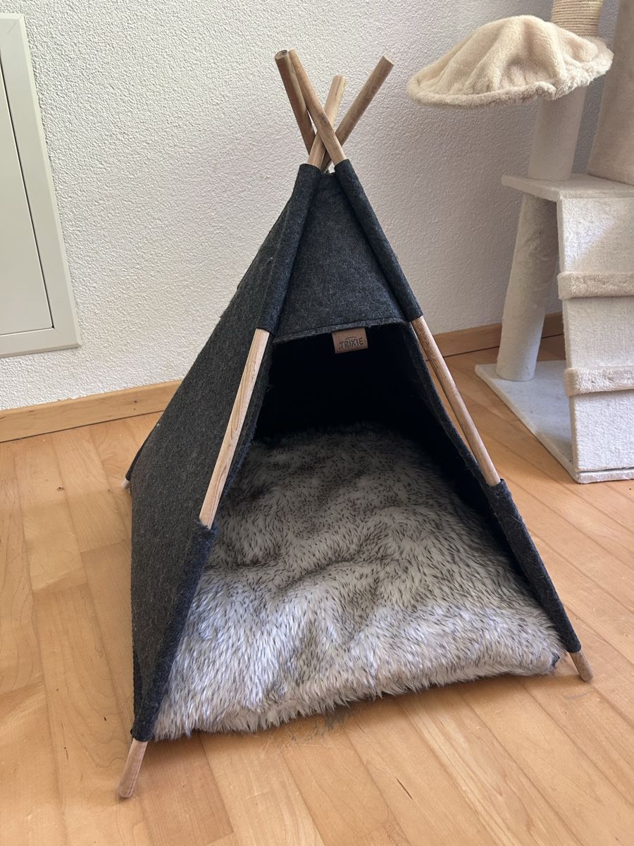 Liege- & Schlafplätze: Katzenzelt mit Kissen – Gebraucht aus Kollbrunn von Tsgtei