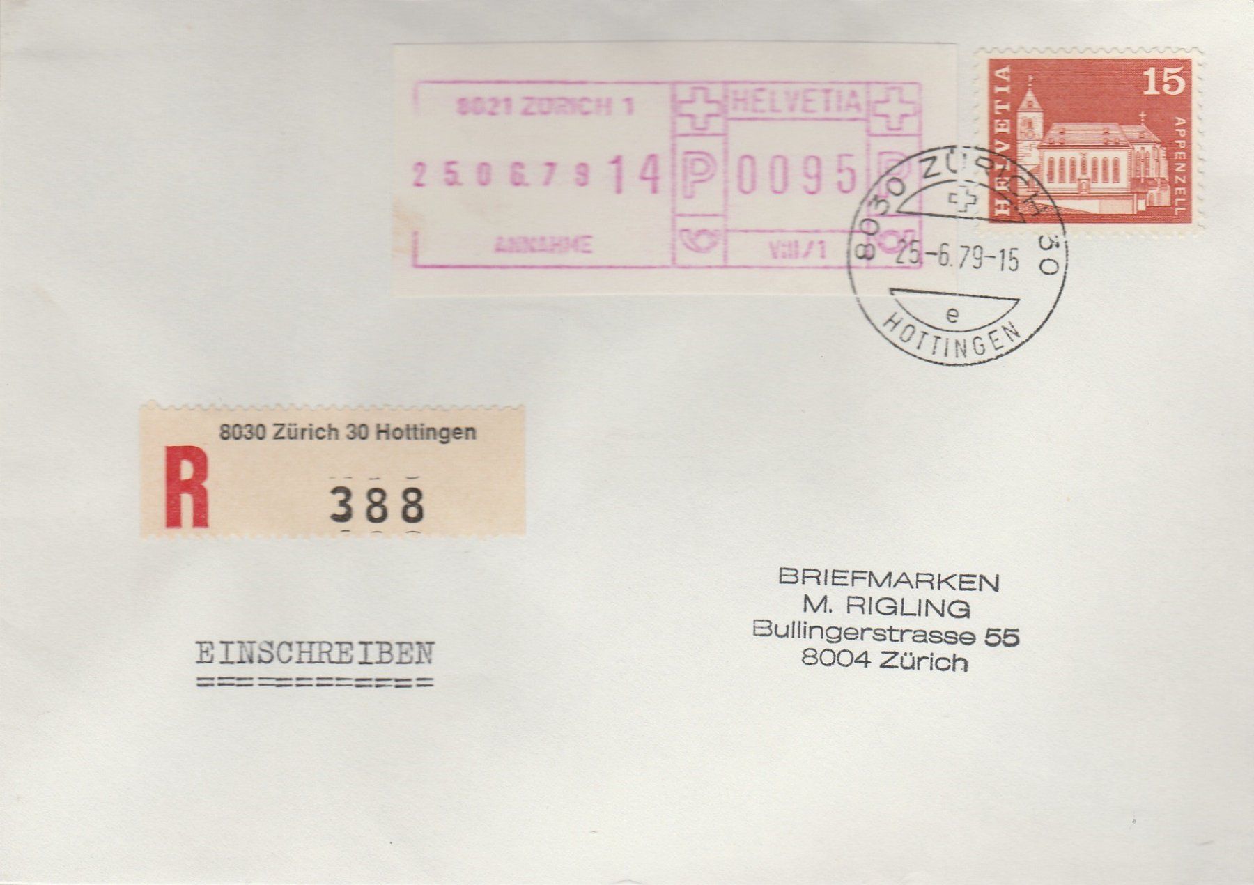 Alle Briefmarken: Neu eingestellt ab 1.- – Gebraucht aus Oberglatt ZH von Wiedmi6