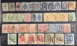 Briefmarken Sammlung Russland 1884-1918