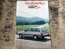Subaru 1.8 Station 4WD Jubilé Posterprospekt