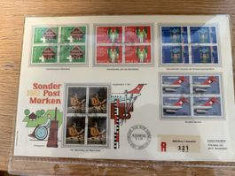 Luxusbrief FDC 9.3.81 Bern 4er Block Satz 