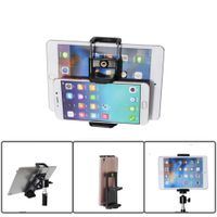 Support Tablette natel 2en1+Adaptateur rotatif pour Trépied