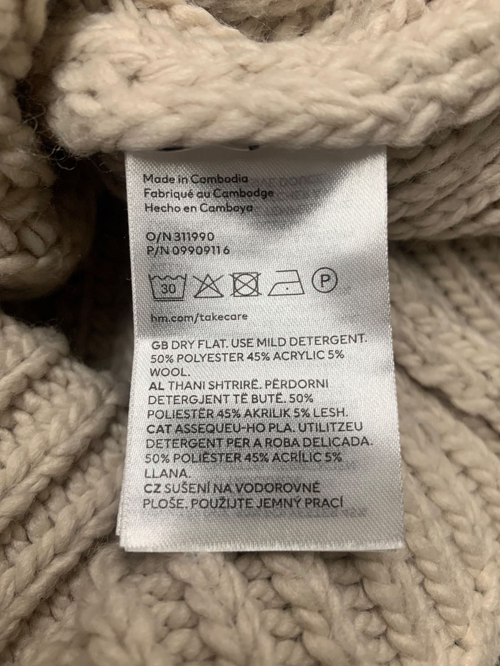 H&M Maglioni & Felpe: Kurzer Stehkragen Pullover von H&M Gr. S beige – Usato da Ellikon an der Thur venduto da Bali1999 4