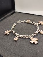 Vintage 925er Silber Armband mit Citrinen Top