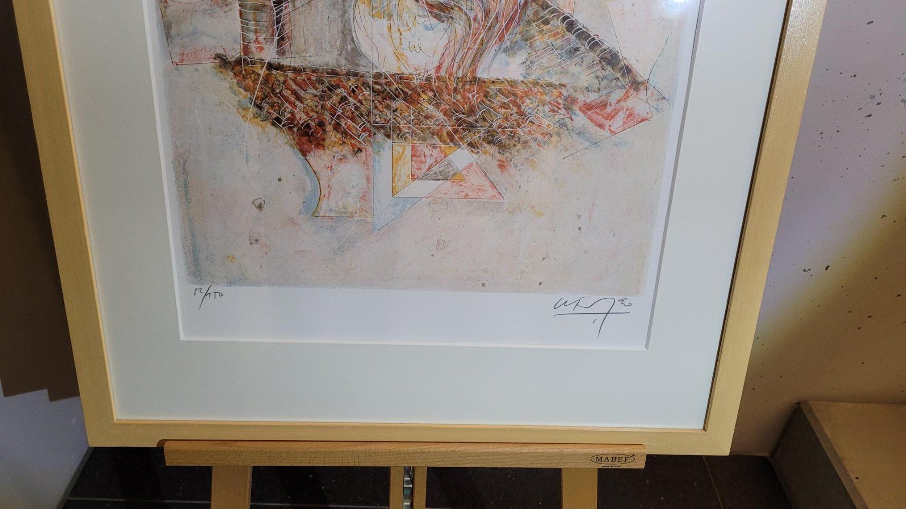 Grafica & Litografie: *** WELTI ALBAN, "Der Hahn", Lithographie *** – Usato da Luzern venduto da Luzern1 3
