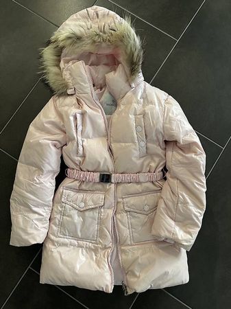 Wintermantel Moncler rosa Mädchen