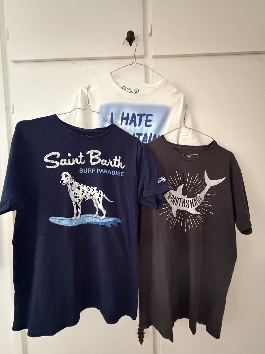 Lotti di vestiti: Set di 3 Magliette Saint Barth – Usato da Lugano venduto da can_xdd8