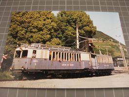 AK Zug beim Bahnhof von Leuk