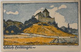 Künstler Litho Nohl, Schaffhausen, Schloss Herblingen