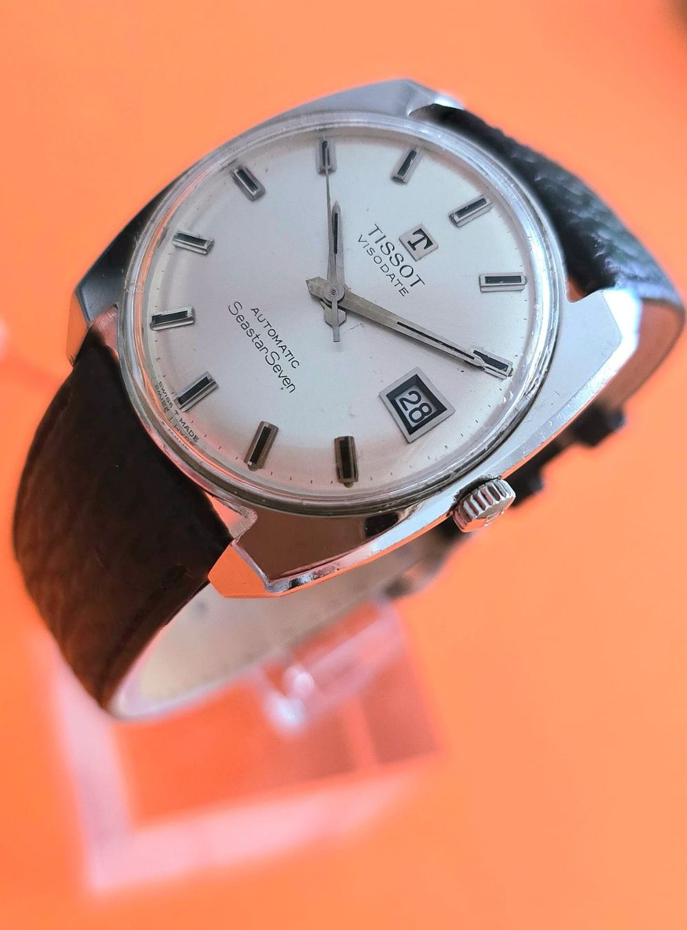 Tissot Uhren: TISSOT VISODATE AUTOMATIC - DATE SEASTAR SEVEN MEGA RAR – Gebraucht aus Neftenbach von Taschen-Uhren 6