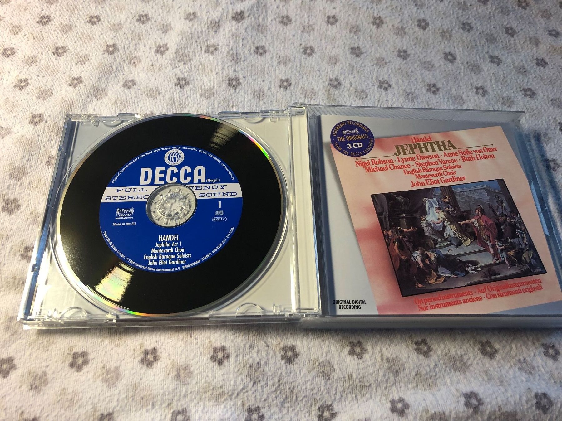 CDs: Händel - Jephtha - 3CD Originalaufnahme – Gebraucht aus Schübelbach von Bemafaja 2