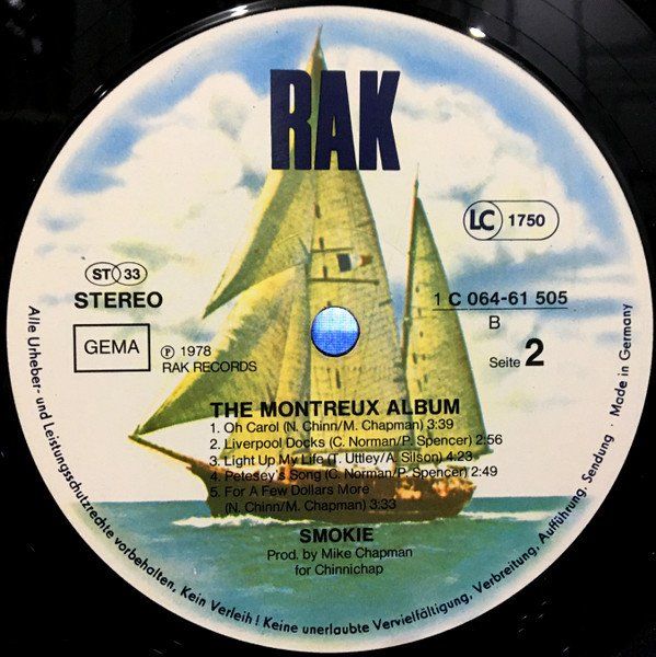 Vinyles: SMOKIE – Neuf (Voir description) à Aeschi SO par Stones55 4