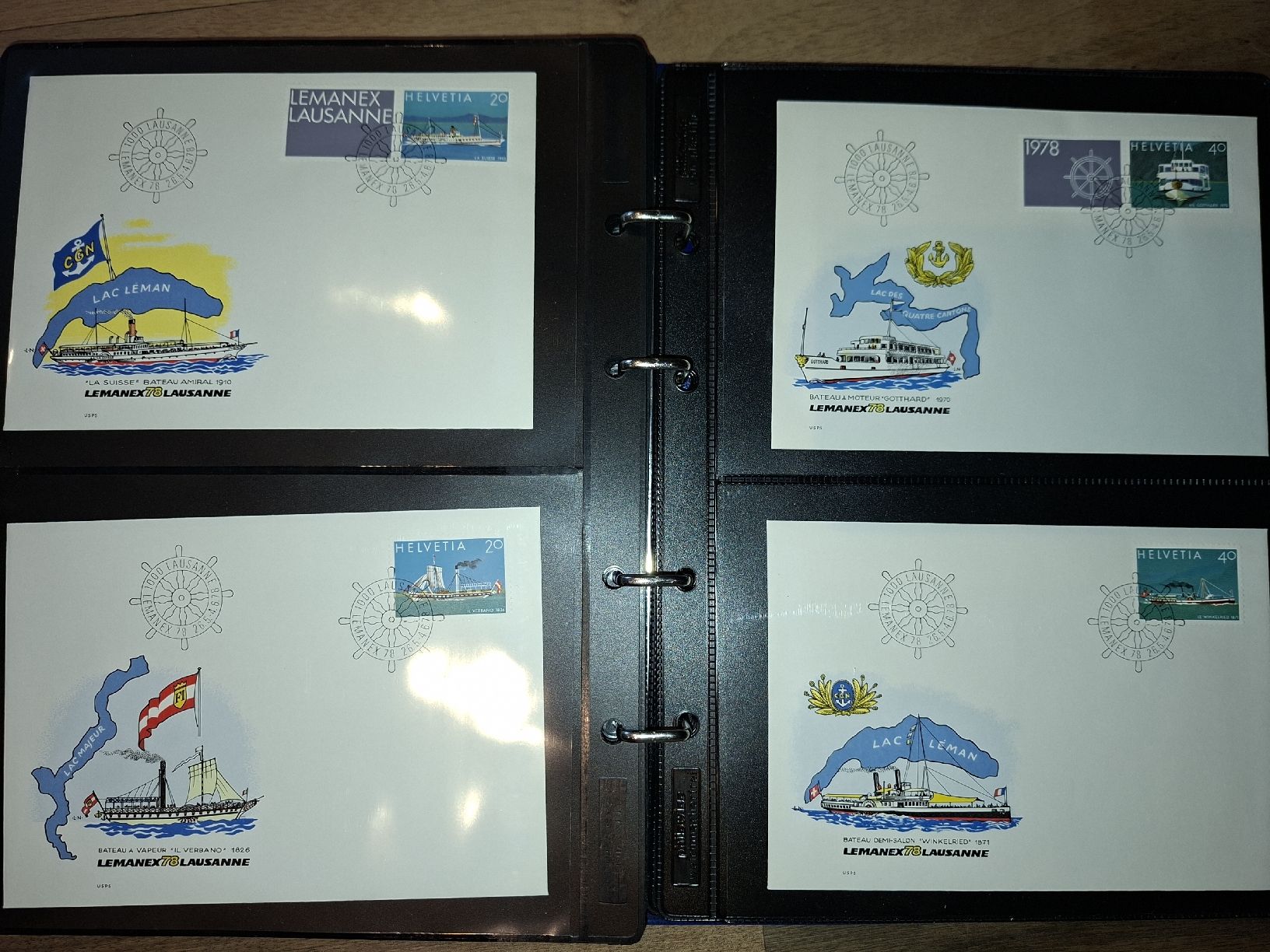 Tous les timbres: Lemanex 1978 Schiffsamlung / Briefe div – D'occasion à Balgach par SIMEON27 8