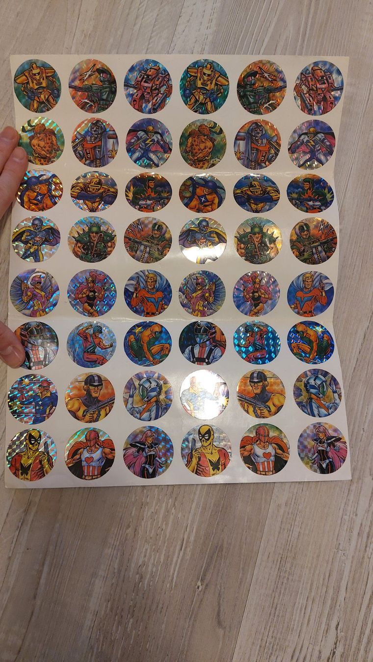 Giocattoli: Pog Stickers Set – Usato da Bévilard venduto da PogMania