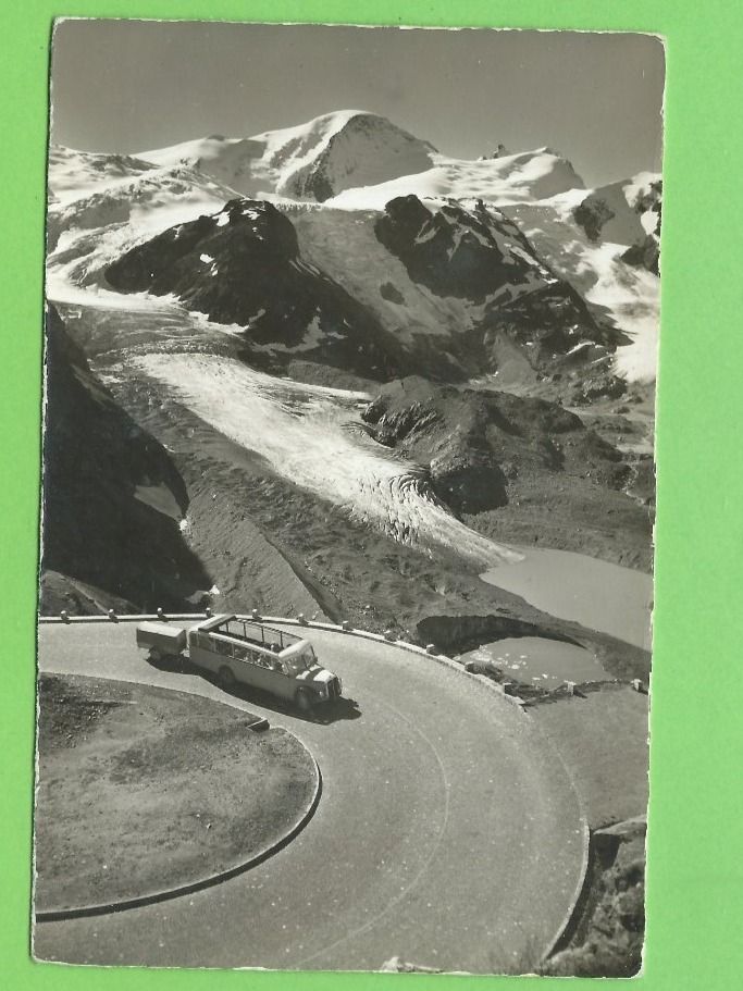 Cartes postales: Sustenstrasse, Postauto im Heubergrank, (Cabrio-Postautos) – D'occasion à Zürich par t24_de