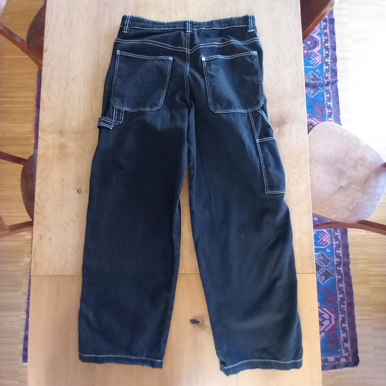 H&M Hosen: Baggy-Jeans schwarz Gr. 170 – Gebraucht aus Neuchâtel von nathalie.f 1