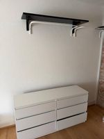2 x weisse Kommode mit 6 Schubladen
