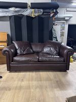 Berto Salotti Bettsofa Leder Braun