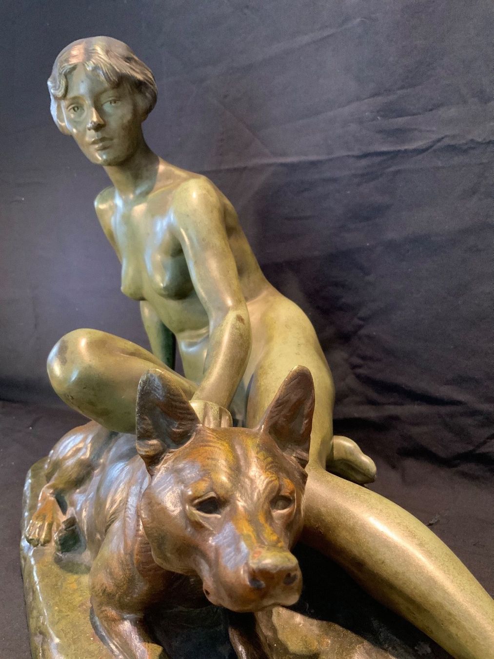 Sculture & Statue: Akt Bronze L. Riché – Usato da La Heutte venduto da Mikeller74 2