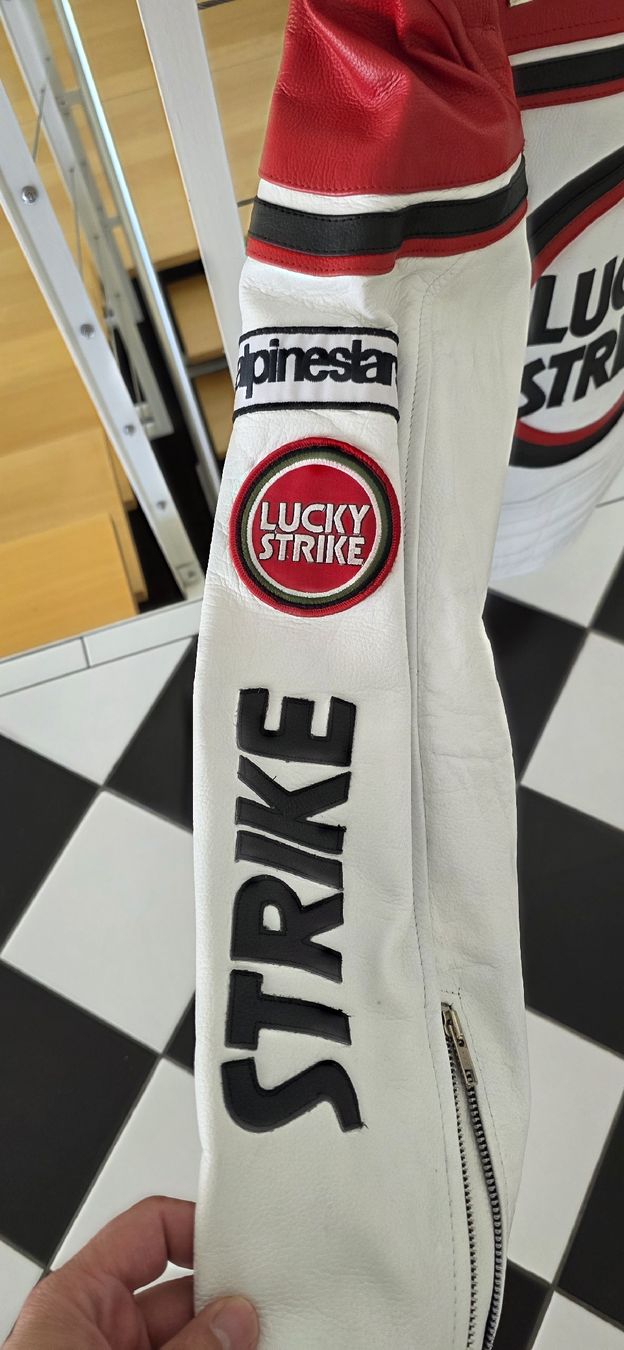 Giacche: Coole Racing-Lederjacke "Lucky Strike" - Grösse XXL – Usato da Biel/Bienne venduto da Popoff1 3