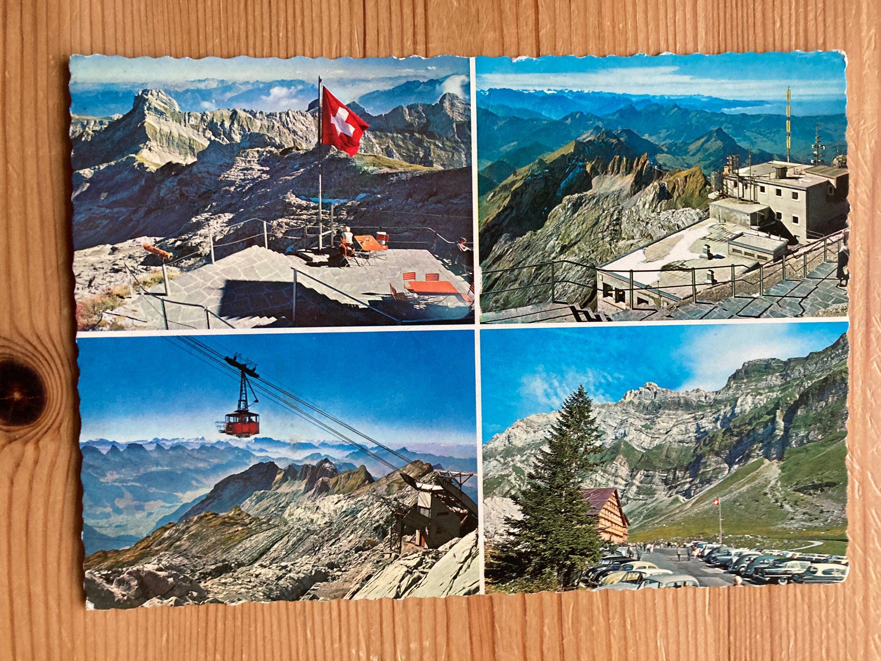 Ansichtskarten: Säntis - 5 AK ab 1967 – Gebraucht aus Oberuzwil von Henri09 3