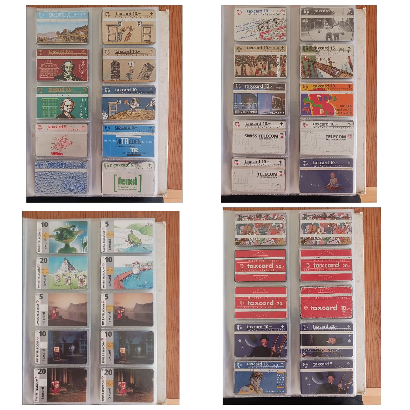 Cartes de téléphone: Taxcard Sammlung – D'occasion à Spiegel b. Bern par M.Raymond 2