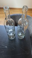 Glass Bottles Set of 2 Clear