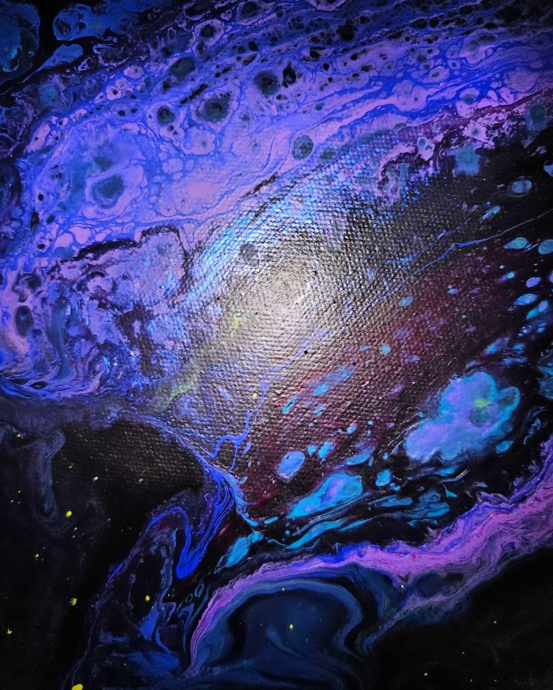 Gemälde: Abstraktes Bild von mir gemalt 1mx70 mystical depth – Neu und originalverpackt aus Zürich von Melossoap 2