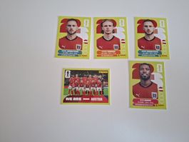 5 stickers Panini FIFA World Cup 2026 Autriche lot