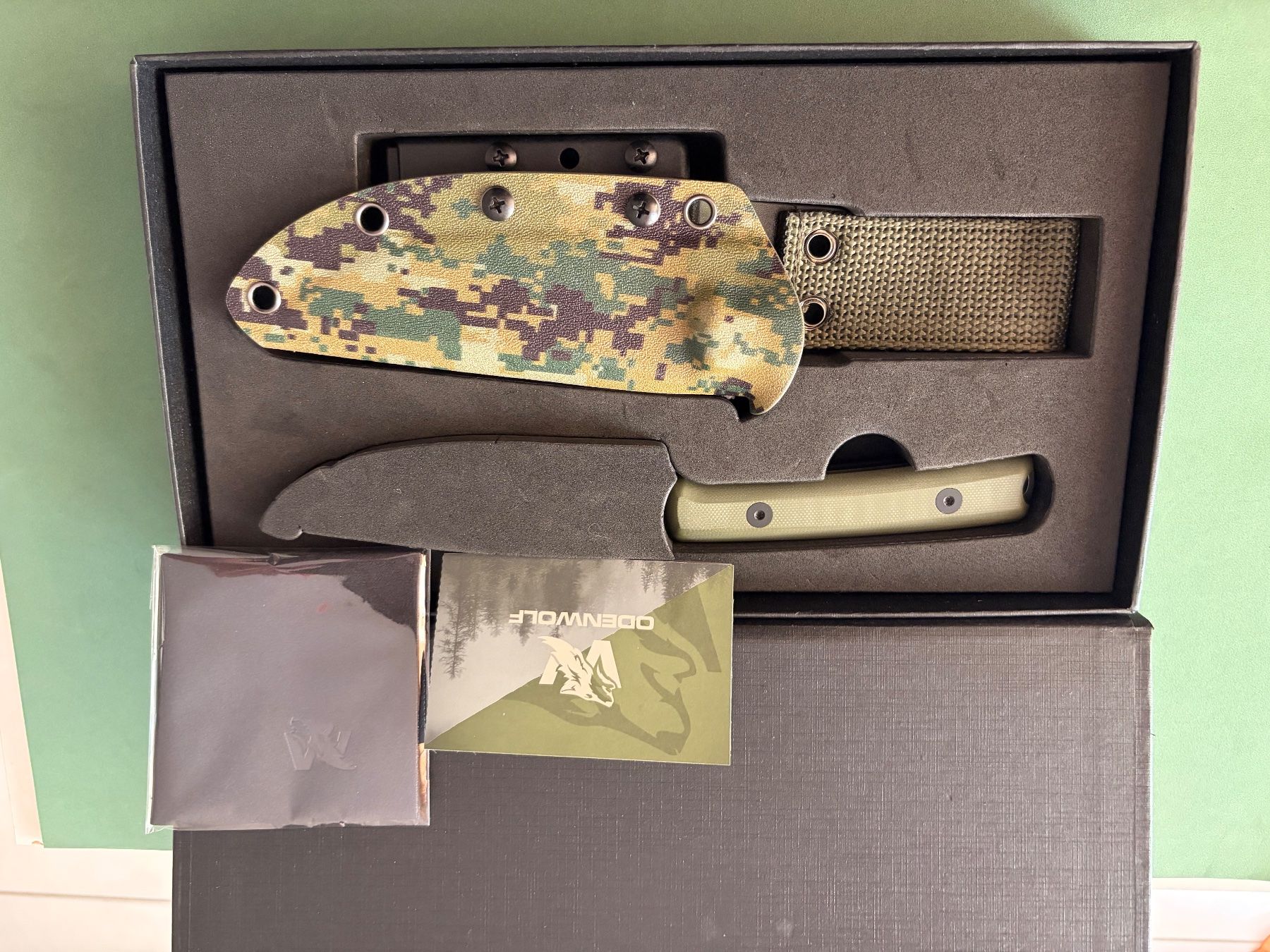 Militärmesser: Fitz Meinecke Messer, Odenwolf + Box – Neu (gemäss Beschreibung) aus Brig von bay_td27 6